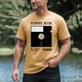 Floppy Disk Computer Nostalgia Fun PC Enthusiast History Men's Comfort Colors T-Shirt Mustard Floppy Disk Computer Nostalgia Fun PC Enthusiast History Men's Comfort Colors T-Shirt Mustard
