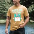 Floppy Disk Retro Tech Nostalgia Old School Computing Humor Men's Comfort Colors T-Shirt Mustard