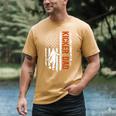 Football Kicker Dad Of A Football Kicker Father US Flag Men's Comfort Colors T-Shirt Mustard