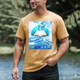 Frutiger Aero Aesthetic Tech Book Butterfly Men's Comfort Colors T-Shirt Mustard