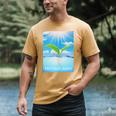 Frutiger Aero Aesthetics Men's Comfort Colors T-Shirt Mustard