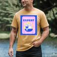 Fun Cute Introvert Cat Character With Wine Men's Comfort Colors T-Shirt Mustard Fun Cute Introvert Cat Character With Wine Men's Comfort Colors T-Shirt Mustard