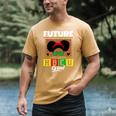 Future HBCU Grad HBCU Tomorrow Girl Graduation Kids Men's Comfort Colors T-Shirt Mustard