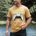 Gamer Dad Gaming Shirts Fathers Day Video Game Daddy Men's Comfort Colors T-Shirt Mustard