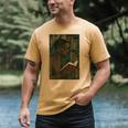 Geometric History Educated Women Teacher Book Melanin Men's Comfort Colors T-Shirt Mustard