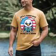 A Good Day To Read a Book Reading Eagle With American Flag Men's Comfort Colors T-Shirt Mustard A Good Day To Read a Book Reading Eagle With American Flag Men's Comfort Colors T-Shirt Mustard