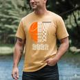 Graduate Senior Class 2022 Graduation Basketball Player Men's Comfort Colors T-Shirt Mustard