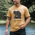 Graduation Apparel How To Eat Elephant One Bite At A Time Men's Comfort Colors T-Shirt Mustard