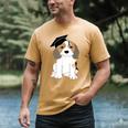 Graduation Beagle Dog 2017 Graduate Graduation Tee Men's Comfort Colors T-Shirt Mustard