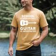 Graduation Shirt For Guitar Players & Band Member Men's Comfort Colors T-Shirt Mustard