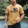 Great Dane Dad Distressed American Flag Patriotic Dog Men's Comfort Colors T-Shirt Mustard Great Dane Dad Distressed American Flag Patriotic Dog Men's Comfort Colors T-Shirt Mustard