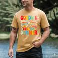 Groovy Goodbye 7th Grade Graduation Hello Summer Kids Men's Comfort Colors T-Shirt Mustard