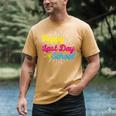 Happy Last Day Of School Graduation Teacher Students Men's Comfort Colors T-Shirt Mustard
