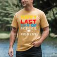 Happy Last Day Of School Pre-K Life Graduation T-Shirt Men's Comfort Colors T-Shirt Mustard
