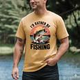 Id Rather Be Fishing Largemouth Bass Fish Dad Jokes Men's Comfort Colors T-Shirt Mustard Id Rather Be Fishing Largemouth Bass Fish Dad Jokes Men's Comfort Colors T-Shirt Mustard