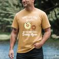 I'm Going To Be a Daddy Again Pregnancy Announcement Quote Men's Comfort Colors T-Shirt Mustard