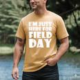 I'm Just Here For Field Day For Graduation 2018 T-Shirt Men's Comfort Colors T-Shirt Mustard