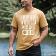 Inner World Mode On Introvert Saying Men's Comfort Colors T-Shirt Mustard Inner World Mode On Introvert Saying Men's Comfort Colors T-Shirt Mustard
