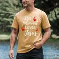 This Introvert Loves Jesus Religious Red Hearts Graphic Men's Comfort Colors T-Shirt Mustard This Introvert Loves Jesus Religious Red Hearts Graphic Men's Comfort Colors T-Shirt Mustard