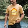 Introvert Relaxation Me Myself And Silence Mountain Vacation Men's Comfort Colors T-Shirt Mustard