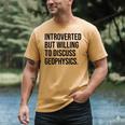 Introverted Geophysicist Geophysics Introvert Men's Comfort Colors T-Shirt Mustard Introverted Geophysicist Geophysics Introvert Men's Comfort Colors T-Shirt Mustard