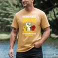 Introverts Unite Introvert Antisocial Anti Social Men's Comfort Colors T-Shirt Mustard