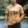 I Just Crushed Preschool Monster Truck Graduation Men's Comfort Colors T-Shirt Mustard