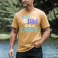 Just Like My Dad Only Cooler Father's Day Boys Girls Men's Comfort Colors T-Shirt Mustard