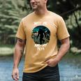 Just Me And My Yeti Retro Sunset Mountain Hiking Introvert Men's Comfort Colors T-Shirt Mustard Just Me And My Yeti Retro Sunset Mountain Hiking Introvert Men's Comfort Colors T-Shirt Mustard