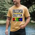 Kids Straight Outta Pre-K Graduation Men's Comfort Colors T-Shirt Mustard