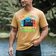Kindergarten Level Complete Graduation Class 2025 Gamer Boys Men's Comfort Colors T-Shirt Mustard