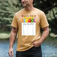 Last Day Of School Sign My Shirt Autograph Graduation Men's Comfort Colors T-Shirt Mustard