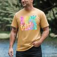 Library Book Fair Vibe Tie Dye School Reading Nostalgic Men's Comfort Colors T-Shirt Mustard