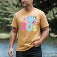 I Love 70's Retro Style Nostalgia Vibe 1970's Party Premium Tri-Blend Men's Comfort Colors T-Shirt Mustard