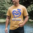 In My Memory Of My Dad HUNTINGTON'S DISEASE AWARENESS Men's Comfort Colors T-Shirt Mustard