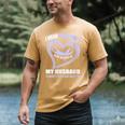 In My Memory Of My Husband PULMONARY HYPERTENSION AWARENESS Men's Comfort Colors T-Shirt Mustard