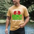 In Memory Of The Kidney Transplant Organ Recipient Men's Comfort Colors T-Shirt Mustard