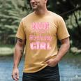 Mom And Dad Of The Birthday Girl Coquette Family Matching Men's Comfort Colors T-Shirt Mustard