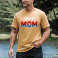 Mom And Dad Spider Family Matching Birthday Halloween Men's Comfort Colors T-Shirt Mustard