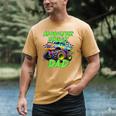 Monster Truck Dad Family Matching Birthday Party Fathers Day Men's Comfort Colors T-Shirt Mustard