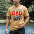 Monster Truck Dad Father's Day Men Men's Comfort Colors T-Shirt Mustard