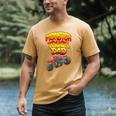 Monster Truck Dad Hot Red Graffiti Style Men's Comfort Colors T-Shirt Mustard Monster Truck Dad Hot Red Graffiti Style Men's Comfort Colors T-Shirt Mustard