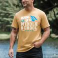 Moving Up To Middle School Graduation T-Shirt Men's Comfort Colors T-Shirt Mustard