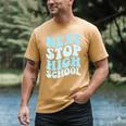 Next Stop High School Elementary School Graduation 2025 Men's Comfort Colors T-Shirt Mustard