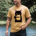 Nope Coffee Cat – Introvert Humor Monday Kitty Men's Comfort Colors T-Shirt Mustard Nope Coffee Cat – Introvert Humor Monday Kitty Men's Comfort Colors T-Shirt Mustard