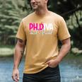 PhDiva Graduation Doctorate Student Graduate Men's Comfort Colors T-Shirt Mustard