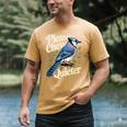 Please Chew Quieter Introvert Christmas Bird Watcher Men's Comfort Colors T-Shirt Mustard