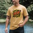 POW Comic Book Retro Artwork – Cartoon Collector Men's Comfort Colors T-Shirt Mustard POW Comic Book Retro Artwork – Cartoon Collector Men's Comfort Colors T-Shirt Mustard