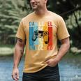 Pregnancy Announcement Dad Level Unlocked New Daddy Father Men's Comfort Colors T-Shirt Mustard
