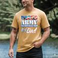 Proud Army National Guard Dad Fathers Day Shirt Men Men's Comfort Colors T-Shirt Mustard